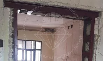 Расширение проёма в несущей кирпичной стене