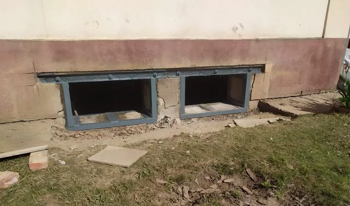 Резка и усиление проёмов в цоколе